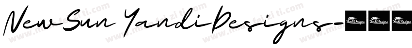 NewSun YandiDesigns字体转换